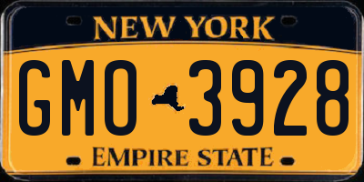 NY license plate GMO3928