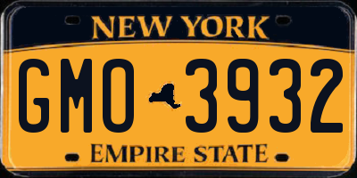 NY license plate GMO3932