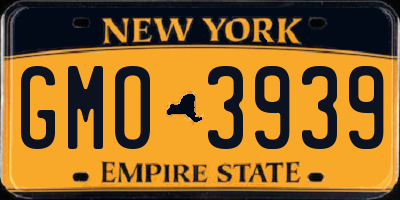 NY license plate GMO3939