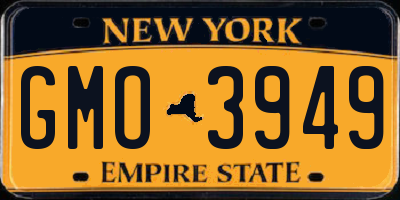 NY license plate GMO3949