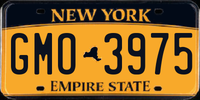 NY license plate GMO3975