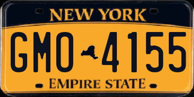NY license plate GMO4155
