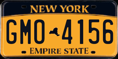 NY license plate GMO4156