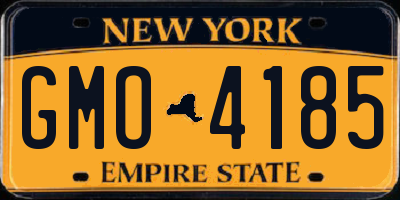 NY license plate GMO4185