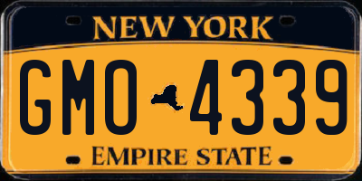 NY license plate GMO4339