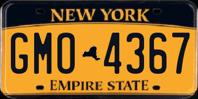 NY license plate GMO4367