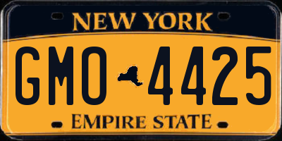 NY license plate GMO4425