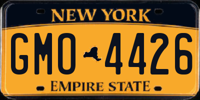 NY license plate GMO4426