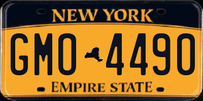 NY license plate GMO4490