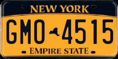 NY license plate GMO4515