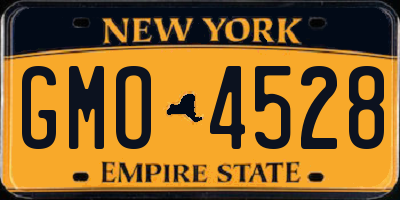 NY license plate GMO4528