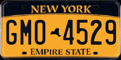 NY license plate GMO4529