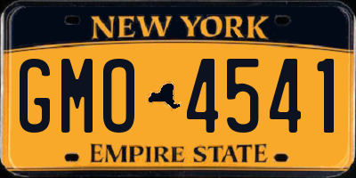 NY license plate GMO4541