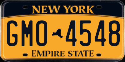 NY license plate GMO4548