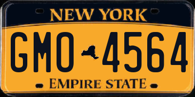 NY license plate GMO4564
