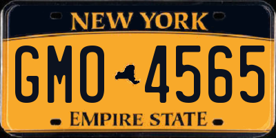 NY license plate GMO4565