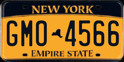 NY license plate GMO4566