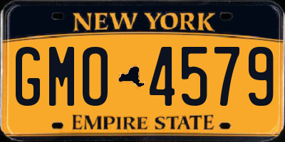 NY license plate GMO4579
