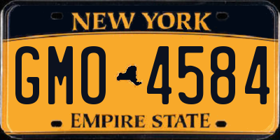 NY license plate GMO4584