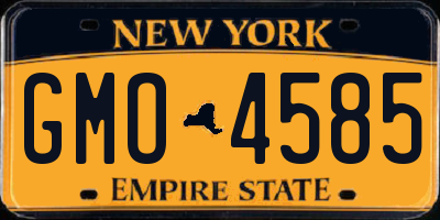NY license plate GMO4585