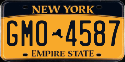 NY license plate GMO4587