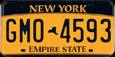 NY license plate GMO4593