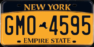 NY license plate GMO4595