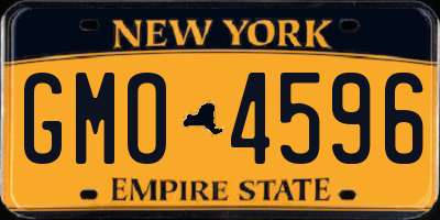NY license plate GMO4596