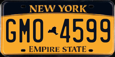 NY license plate GMO4599