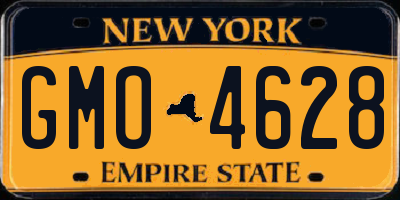 NY license plate GMO4628
