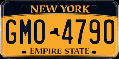 NY license plate GMO4790