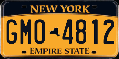 NY license plate GMO4812