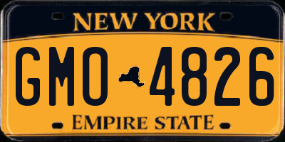 NY license plate GMO4826