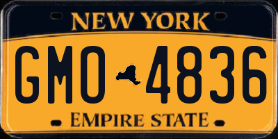 NY license plate GMO4836