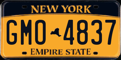 NY license plate GMO4837