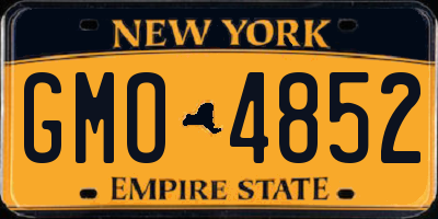 NY license plate GMO4852