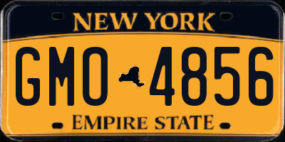 NY license plate GMO4856