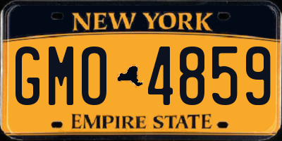 NY license plate GMO4859