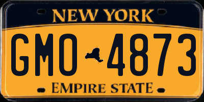 NY license plate GMO4873