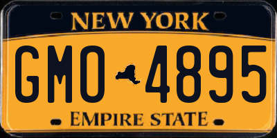 NY license plate GMO4895