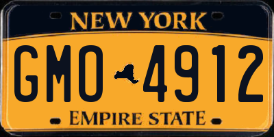NY license plate GMO4912