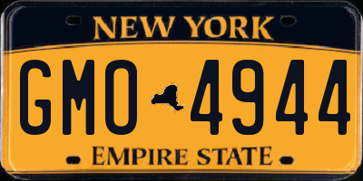 NY license plate GMO4944