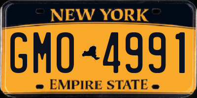 NY license plate GMO4991