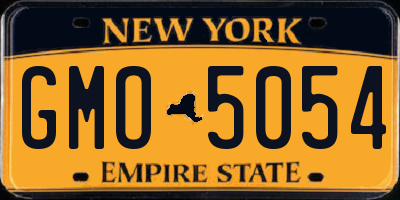 NY license plate GMO5054