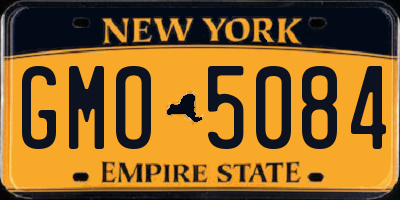 NY license plate GMO5084