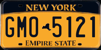NY license plate GMO5121