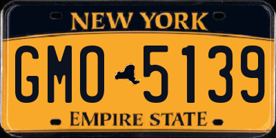 NY license plate GMO5139
