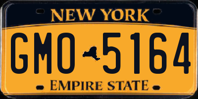 NY license plate GMO5164
