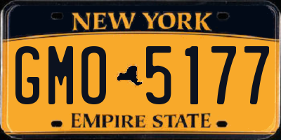 NY license plate GMO5177