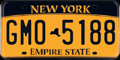 NY license plate GMO5188